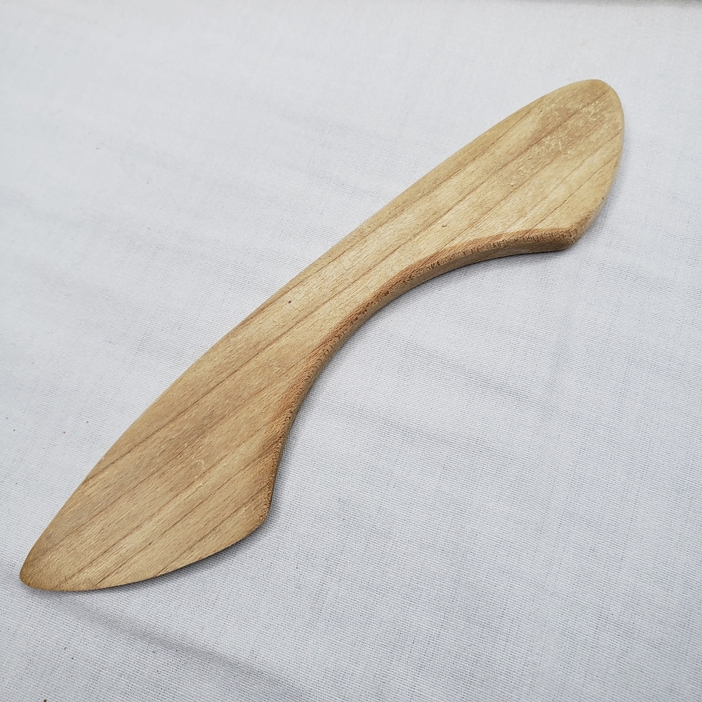 Small Wooden Pastry Cutter Knife Or Spreader